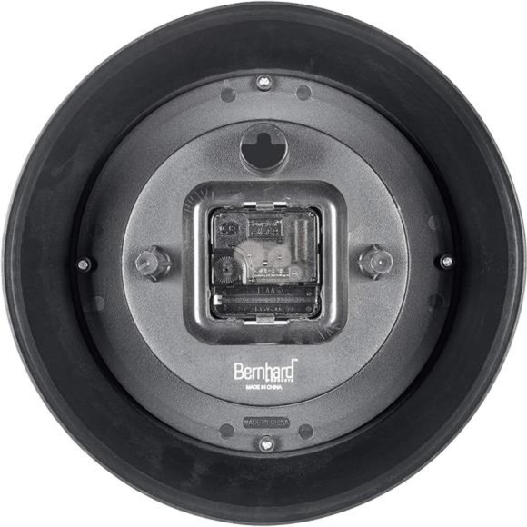 Retro Wall Clock 9.5 Inch White Kitchen 50's Vintage Round Silent Non-Ticking - Picture 6 of 6